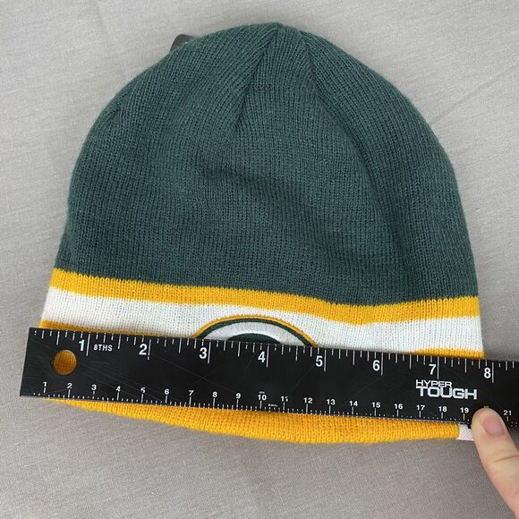 47 Brand Beanie Green Bay Packers Kids One Size Green Yellow NWT Buddie - Picture 6 of 7